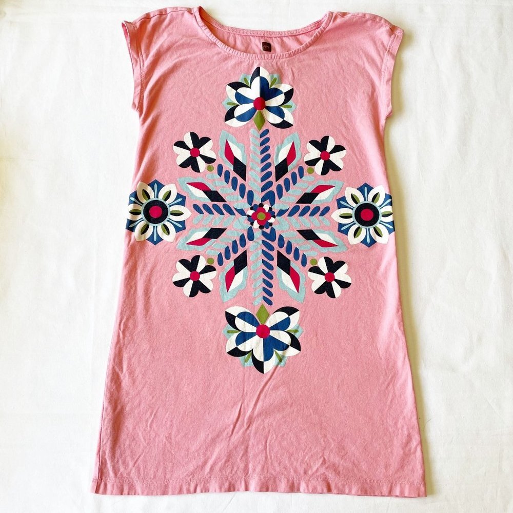 Tea Collection Rainbow Rays Graphic Dress size 7